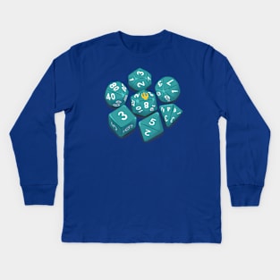 Tridents Up Dice Kids Long Sleeve T-Shirt